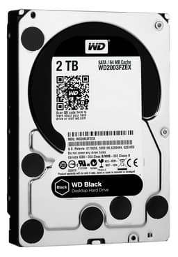 Wd BLACK 2TB 3.5" 7200r/min SATA 6.0 Gbit/s HDD