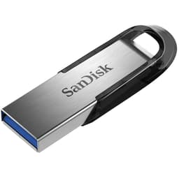 SanDisk Ultra Flair 32GB USB-A Svart, Rostfritt stål