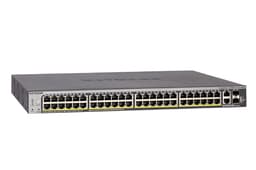 Netgear S3300-52X-PoE+ hanterad L2/L3 10G Ethernet (100/1000/10000) Strömförsörjning via Ethernet (PoE) stöd Svart 