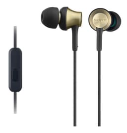 Sony MDR EX650AP In-Ear hörlurar med mikrofon mässing Svart