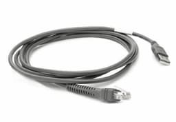 Zebra Kabel USB 2.1m Rak Skärmad 2.1m USB EAS Svart