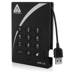 Apricorn Padlock Secure 256BIT AES 1TB Svart