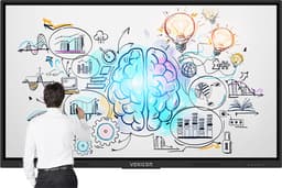 Voxicon Digital Whiteboard W75U4PAP UHD Musta