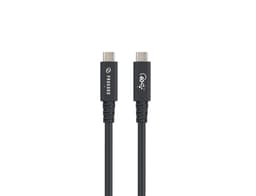 Prokord USB4-kabel USB-C til USB-C 40 Gbps 240W 1.2m. USB C USB C Sort