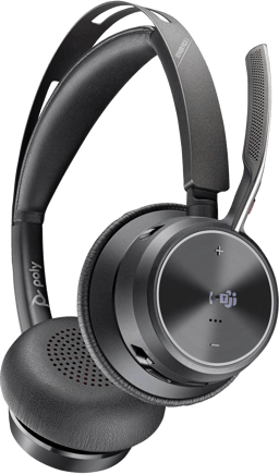 HP Poly Voyager Focus 2 Stereo USB-A, USB-C Microsoft Teams Svart