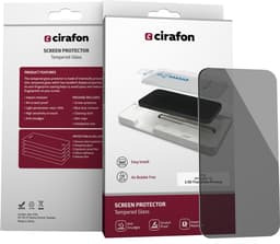 Cirafon Privacy screen protector Glass iPhone 15