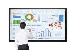 Voxicon Digital Whiteboard W65U3PAP - (Fyndvara klass 2) Svart