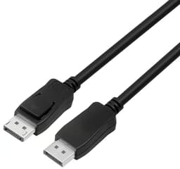 Prokord Cable Displayport 1.4 - Displayport 2.0m Black 2m DisplayPort DisplayPort Svart