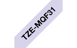 Brother Tejp 12mm TZe-MQF31 Svart/Pastellviolett 
