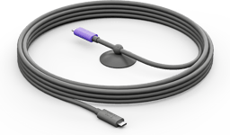 Logitech Cable Active USB-C WW-9006 - MeetUp 2 Graphite 5m USB C USB C Grafiitti, Violetti
