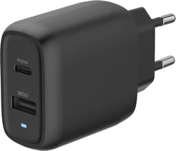 Cirafon Wall Charger 20w Usb C+a Pd/qc3.0 Black#off Zwart