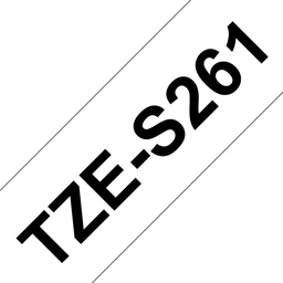 Brother Tape 36mm TZe-S261 Svart/Vit Extra Stark 