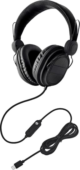 Voxicon Over-Ear Headphone 822C USB Type-C Sort