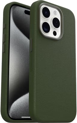 Otterbox Symmetry Series Cactus Leather MagSafe iPhone 15 Pro Vihreä
