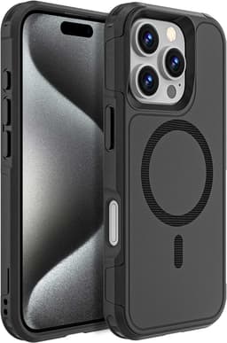 Cirafon Aegis Stöttåligt MagSafe Mobilskal (MIL-STD-810H) iPhone 16 Pro Svart