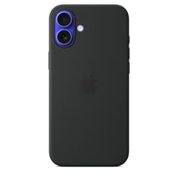 Apple Silicone Case Magsafe iPhone 16 Plus Sort