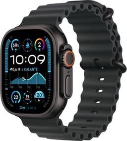 Apple Watch Ultra 2 GPS + Cellular 49mm Black Titanium Case with Black Ocean Band Musta