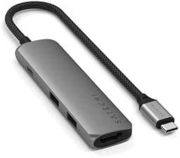 Satechi 4-i-1 USB-C Slim Multiport Adapter 