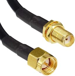 Poynting Antennikaapeli HDF SMA-Uros SMA-Naaras 5m Musta