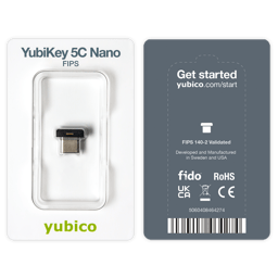 Yubico Yubikey 5c Nano (usb-c) Fips (blister Package) 