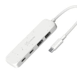 J5 create Eco-Friendly USB-C to 4-Port Type-C/A Gen 2 Hub USB 3.2 Gen 1 (3.1 Gen 1) Type-C USB 3.2 Gen 2 (3.1 Gen 2) Type-A, USB 3.2 Gen 2 (3.1 Gen 2) Type-C