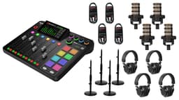 Røde RØDECaster Pro II Podcasting Bundle 4 