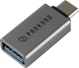 Prokord USB-C Till USB-A Adapter USB-C USB-A Metallisk
