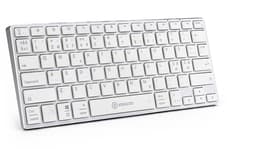 Voxicon BT400 Langaton Näppäimistö – Bluetooth, PC/Mac, Kompakti, Valkoinen Langaton Pohjoismainen