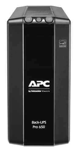 Apc BR650MI strömskydd (UPS) Linjeinteraktiv 0,65 kVA 390 W 6 AC-utgångar 