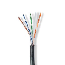 Nedis CCBG8590BK305S verkkokaapeli musta 305 m Cat6 U/UTP (UTP) Ei Cat6 305m Musta