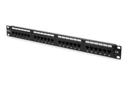 Digitus Patchpanel Svart Cat 6 1U