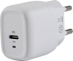 Cirafon Hurtiglader Micro 20W USB-C Hvit