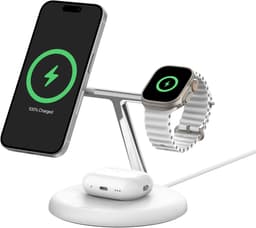 Belkin 3-in-1 Qi2 15W Magnetic Adjustable Charging Stand Vit
