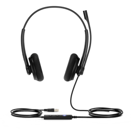 Yealink UH34 Lite Dual Teams kuulokkeet USB A-tyyppi FCC Musta