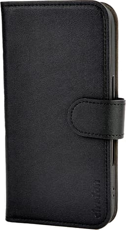 Cirafon Iphone 16 Recycled PU Leather wallet iPhone 16 Zwart