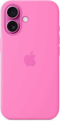 Apple Silicone Case Magsafe iPhone 16 Lyserød