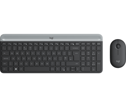 Logitech Slim Wireless Combo MK470 Trådløs Nordisk