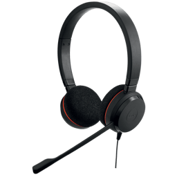 Jabra Evolve 20 Headset Kabel Huvudband Kontor/callcenter USB Type-C / USB Type-A Svart USB Type-C / USB Type-A Microsoft Teams Svart