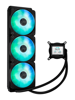 Asus Prime LC 360 A-RGB LCD AiO væskekøler Sort