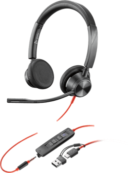 Hp BLACKWIRE 3325 USB Type-C Microsoft Teams Svart