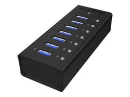 Raidsonic Icy Box Ib-AC618 USB Hub 7X USB 3.0 1xUSB 3.0 Micro-B USB 3.2 Gen 1 (3.1 Gen 1) Type-B USB 3.2 Gen 1 (3.1 Gen 1) Type-A