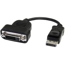 Startech DisplayPort to DVI Active Adapter 0.2m DisplayPort DVI-D Svart