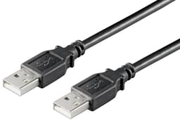 Microconnect USB 2.0 0.5m USB-A USB-A Svart