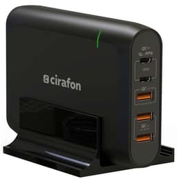 Cirafon Powerstation 96W USB-C+A PD/QC4+ Musta