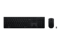 Lenovo 4X31K03975 tastatur Mus inkluderet RF trådløs + Bluetooth Nordisk Grå Trådløs Nordisk