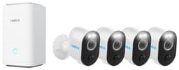Reolink Home Hub + 4x Argus 3 Pro 4MP Batteri WiFi Kamera 