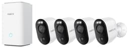 Reolink Home Hub + 4x Argus 3 Ultra 8MP Batteri WiFi-kamera 