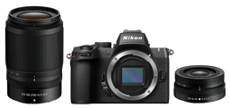 Nikon Z50 II + Z DX 16-50mm f/3,5-6,3 VR + Z DX 50-250mm f/4,5-6,3 VR 