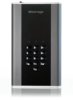 Istorage diskAshur  DT2 256-BIT 4TB NATO Classified Zwart