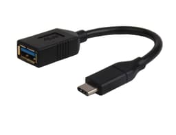 Prokord USB Type C To USB 3.0 Type A Fe 0.15m - Black 0.15m USB C USB A Svart